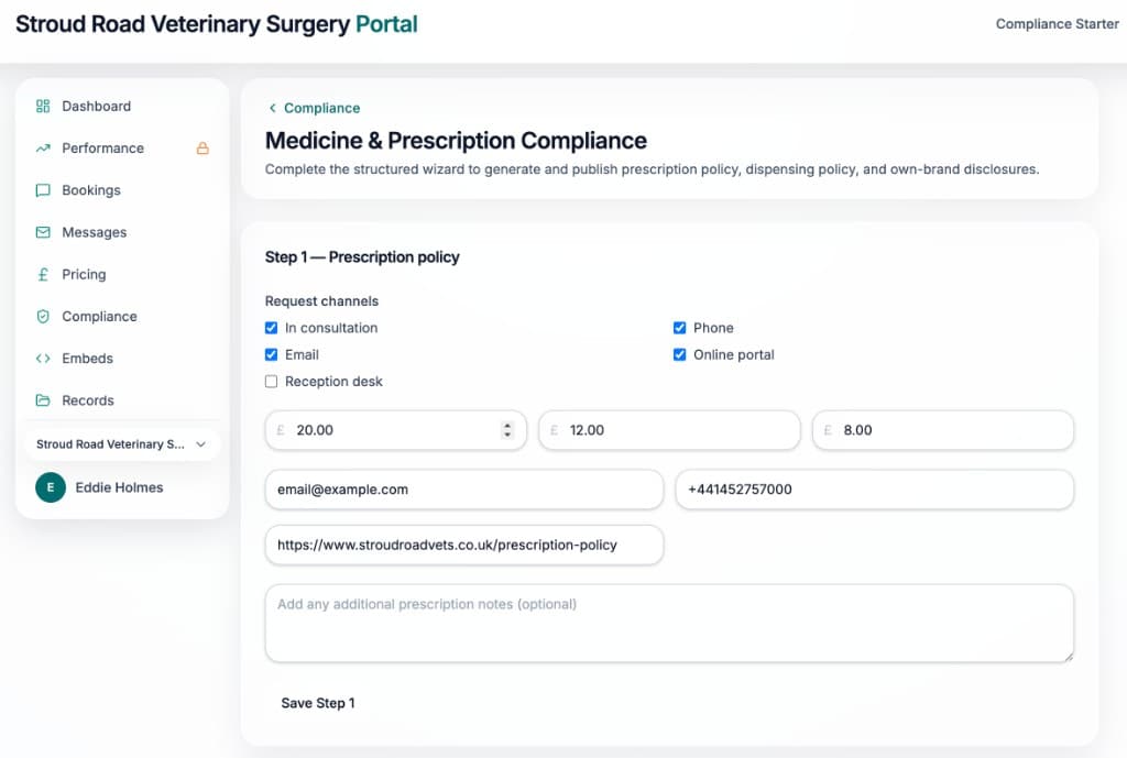 Policy Creation Wizard — desktop